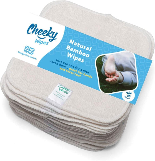 CHEEKY pieluchy bambusowe 15cm x 15cm x25szt