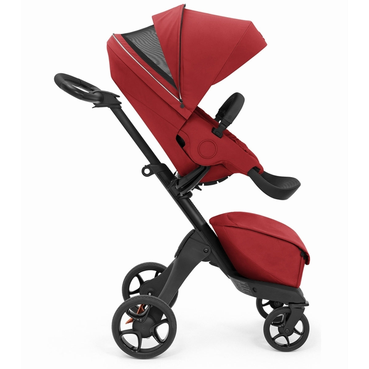 STOKKE Xplory X wózek spacerowy PREMIUM UPF50+ do22kg akcesoria – RUBY RED – zdjęcie 4