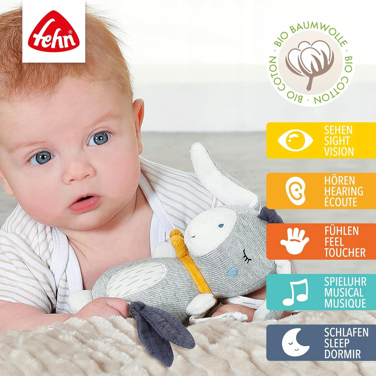 FEHN Natuur hanger piemel met muziekdoosje 22cm