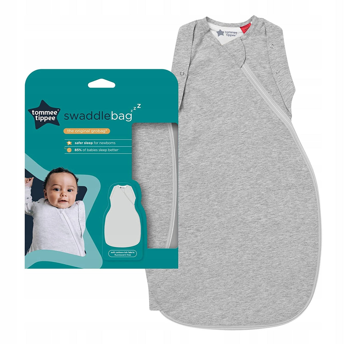 TOMMEE TIPPEE slaapzak 2.5TOG 3-6msc SWADDLEBAG