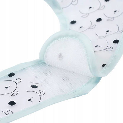 LASSIG hagesmæk i plast med velcro og lomme 6-24 mdr.