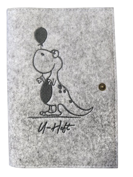 LUXDAG filtetui til graviditetskort DINO-SAUER 15,5 x 23 cm
