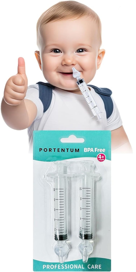 PORTENTUM irygator strzykawki do nosa 2 sztuki 10 ml