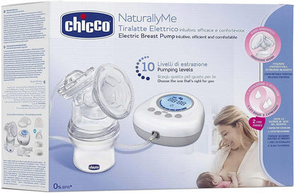 CHICCO NaturallyMe LAKTATOR elektryczny U, elektryczny laktator z 10 poziomami i 2 fazami