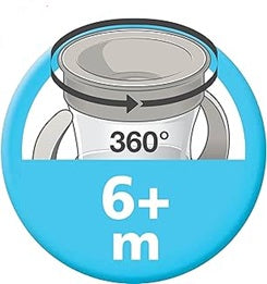 Type: 360° spill-proof cup with handles Capacity: 160 ml