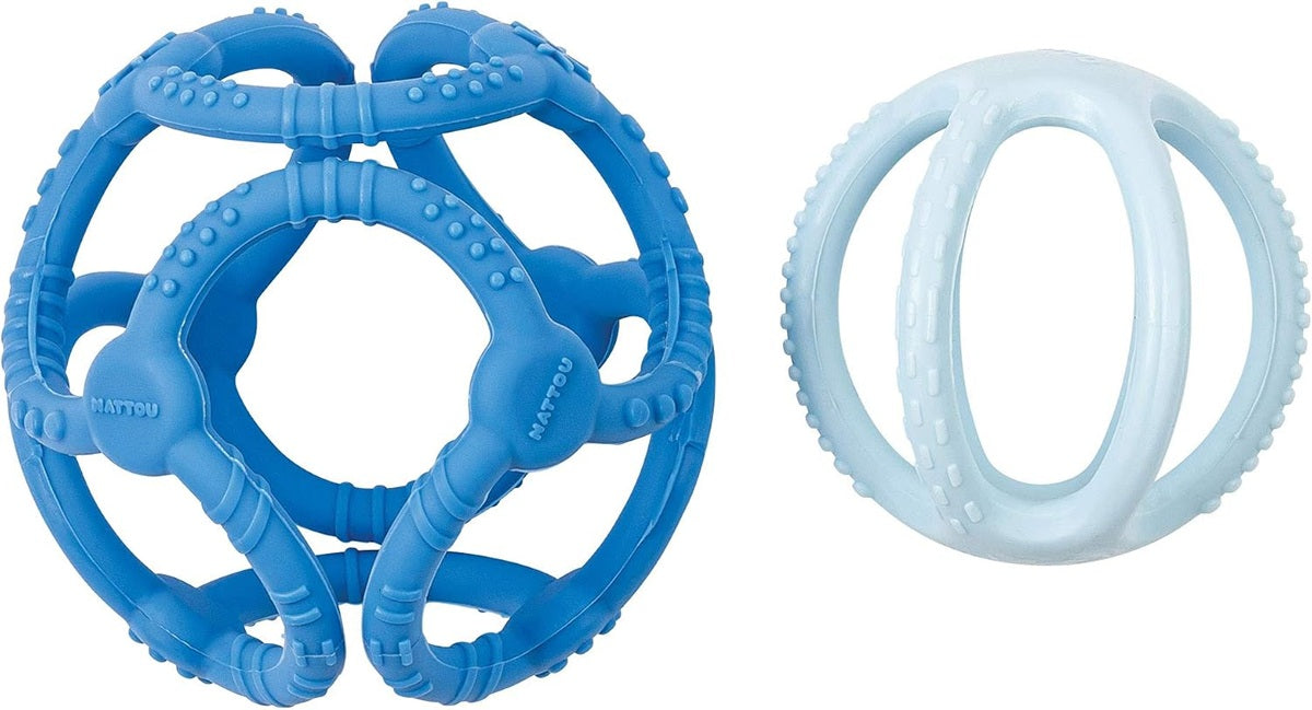 NATTOU teether, grasping toy x2