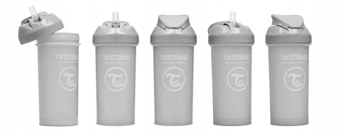 TWISTSHAKE Straw Cup kubek niekapek ze słomką 360 ml 6 m+