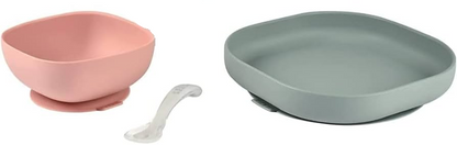 BEABA ensemble de vaisselle en silicone avec ventouse