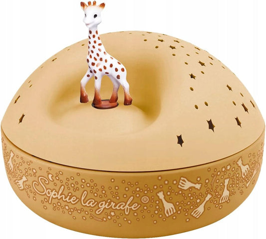 TROUSSELIER natlampe med spilledåse og roterende figur GIRAFFE SOPHIE
