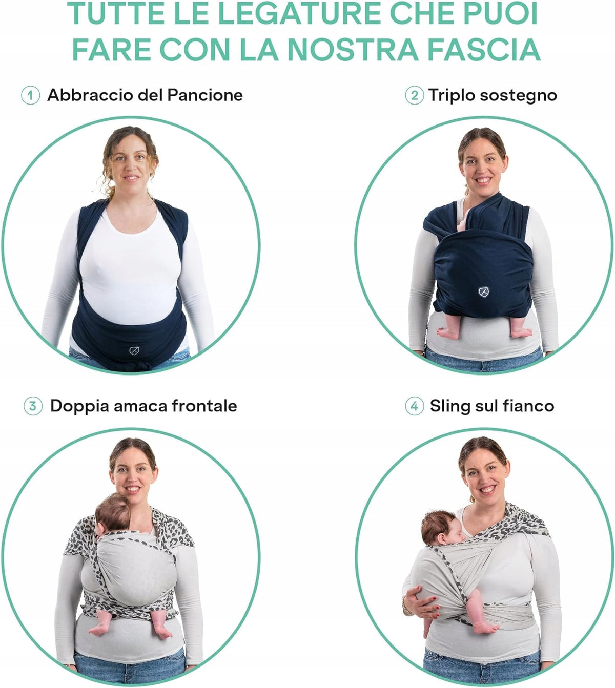KOALA BABYCARE rugalmas hordozókendő, max 15 kg-ig