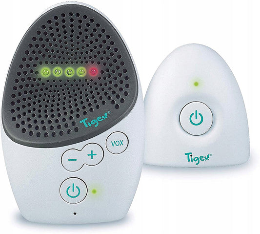 TIGEX EASY PROTECT elektroniczna niania audio 1, zestaw nadajnik i odbiornik z technologią FHSS i VOX