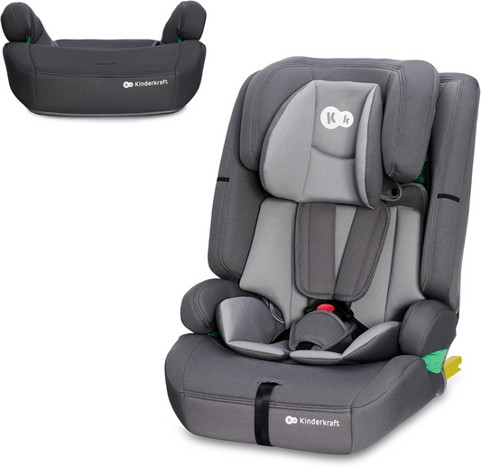 KINDERKRAFT SAFETY FIX 2 i-Size fotelik samochodowy 9-36kg gr 1/2/3 ISOFIX