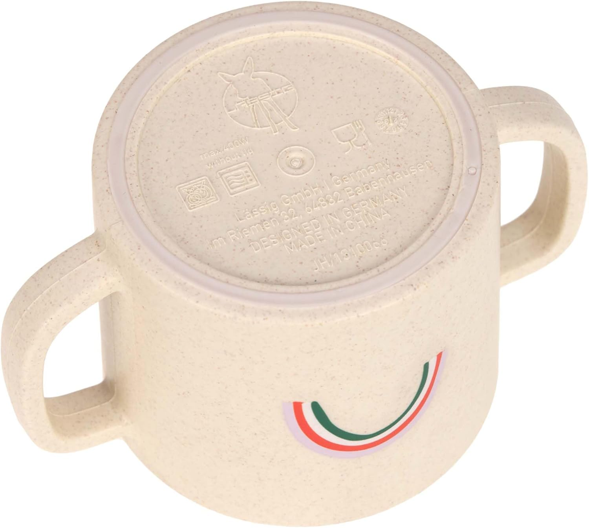 LÄSSIG Sippy Cup Happy Rascals Heart csőrös pohár 150 ml 6 hónap+