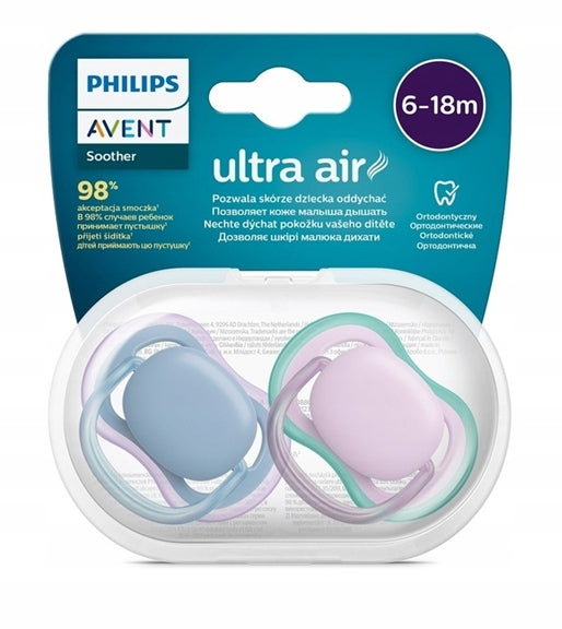 PHILIPS AVENT Ultra Air pacifiers x2