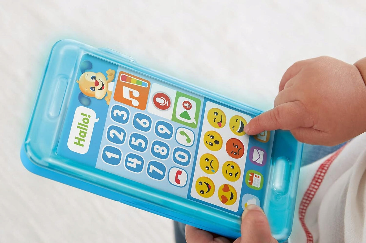 FISHER-PRICE FPR14 "înregistrează mesaj" smartphone interactiv J.GERMANĂ