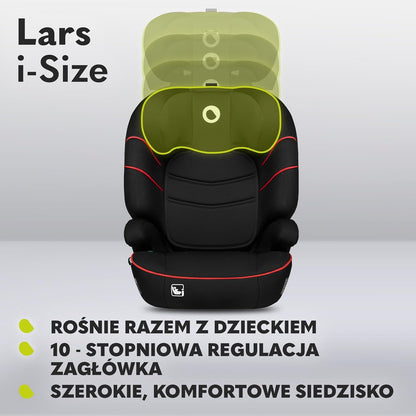 LIONELO Lars i-Size fotelik samochodowy gr.2 i 3