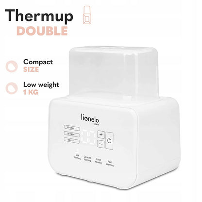 LIONELO THERMUP DOUBLE bottle and sippy cup warmer