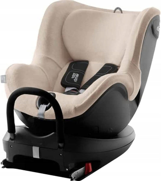 BRITAX ROMER pokrowiec na fotelik DUALFIX2 letni, beżowy, kompatybilny z fotelikiem samochodowym, 80% bawełna, 20% poliester