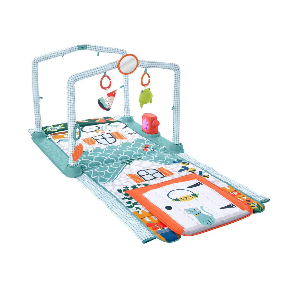 FISHER-PRICE mata do zabawy 3w1 edukacyjna Domek Odkrywcy