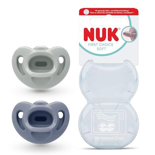 NUK First Choice Soft smoczki uspokajające 0-6 mies. – nowy – zdjęcie 3