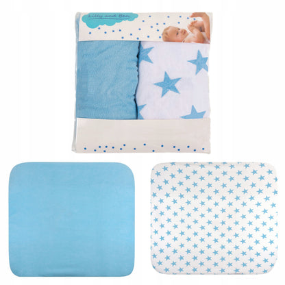 LILLY AND BEN 2 x terry changing mat cover