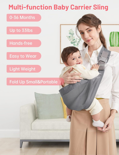 MUMGAROO porte-bébé écharpe jusqu'à 15kg