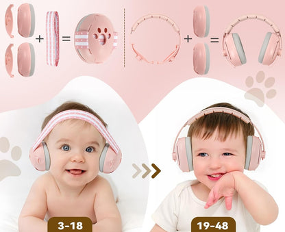 YAZOMA casque antibruit de protection 2 en 1 25 dB + étui