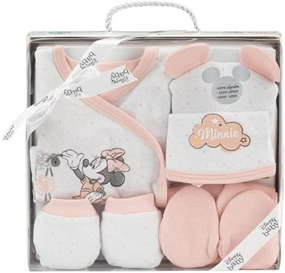 INTERBABY zestaw upominkowy z bawełny piżama czapka skarpetki śliniak