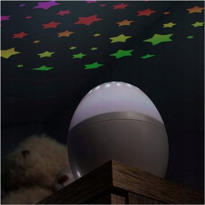 REER Starlino veilleuse et projecteur d'étoiles 4 couleurs LED