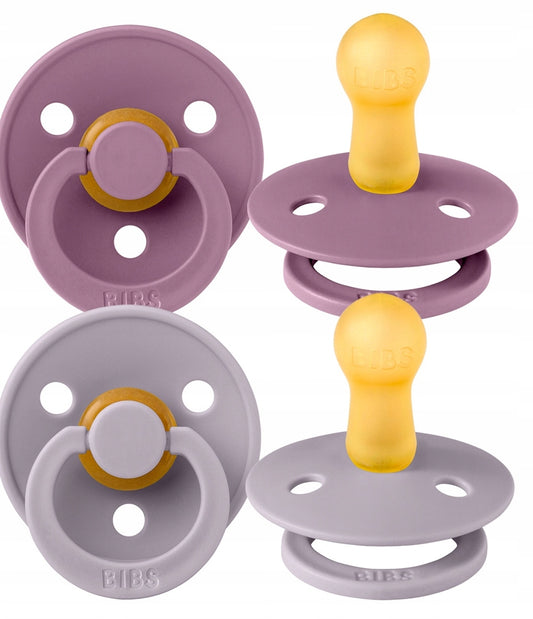 BIBS COLOUR Schnuller 2er-Pack Naturkautschuk 0-6 Monate