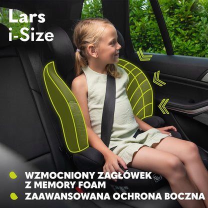 LIONELO Lars i-Size fotelik samochodowy gr.2 i 3