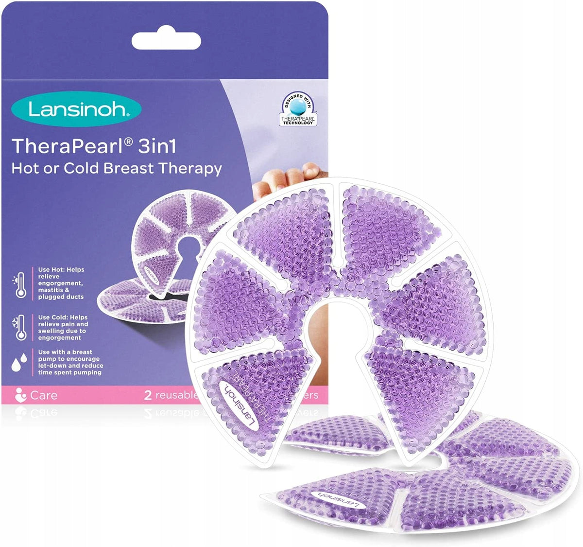 LANSINOH compresses x 2 coussinets de gel pour les seins