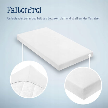 JULIUS ZOLLNER fitted sheet x2