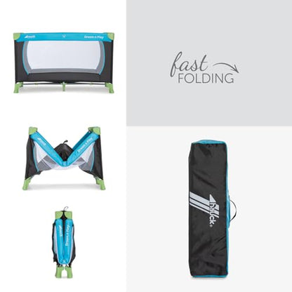 Hauck Dream N Play rejseseng Waterblue 120 x 60 cm