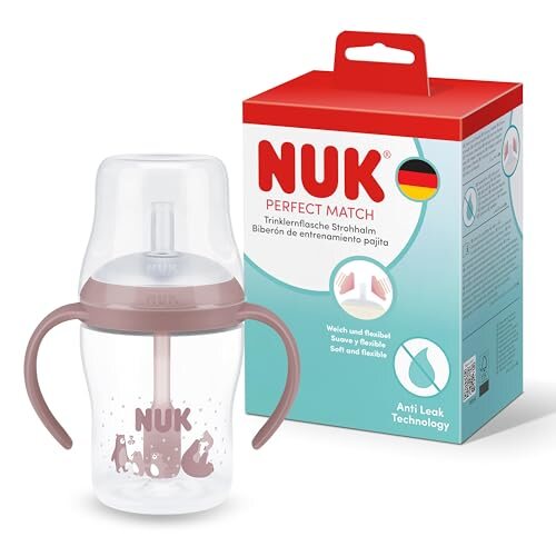 NUK Perfect Match kubek treningowy 150 ml od 8 mies. różowy – różowy – zdjęcie 1