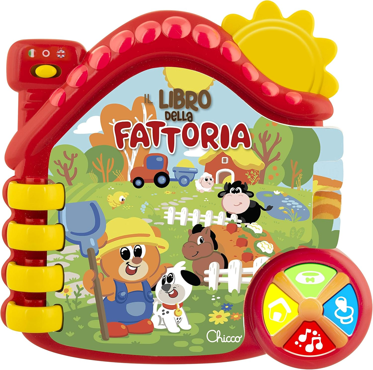CHICCO Elektronikus farm könyv oktatókönyv ANGOL és OLASZ nyelven