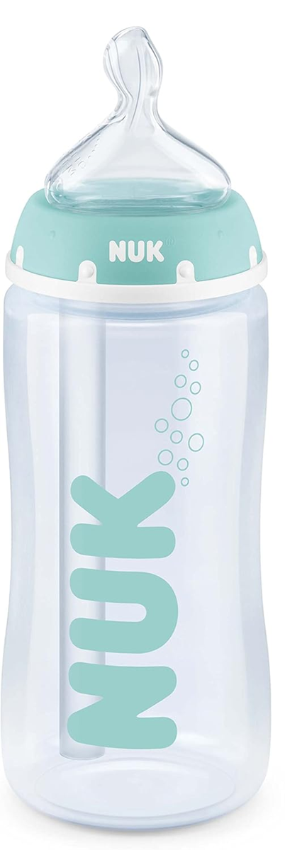 NUK First Choice+ biberon 300 ml tetină M flux mediu indicator de temperatură