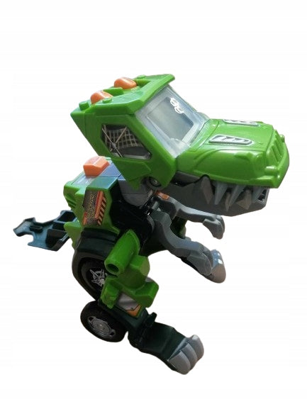 VTECH Switch&Go Dinos TRANSFORMERS j.niemiecki zielony dinozaur-zabawka z samochodu, 3-8 lat