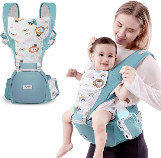 NUKIED nosidełko ergonomiczne z pasem biodrowym 6w1
