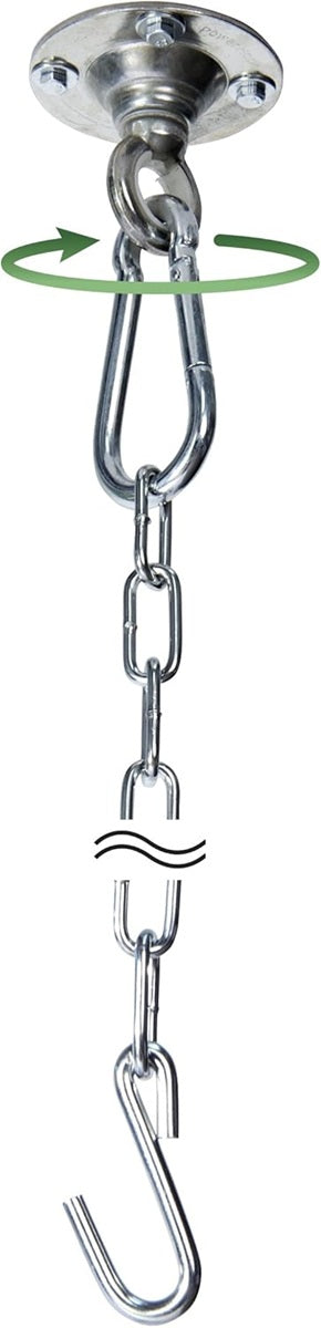 AMAZONAS Power Hook crochet de plafond pour fixer un fauteuil suspendu ou une chaise longue 78 cm