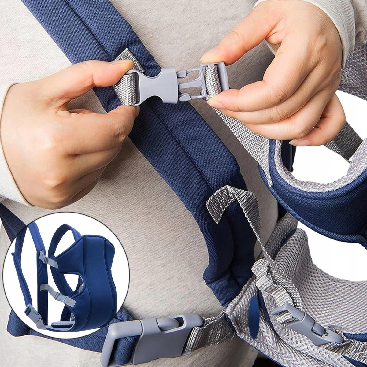 Porte-bébé ergonomique réglable 3,5-15 kg