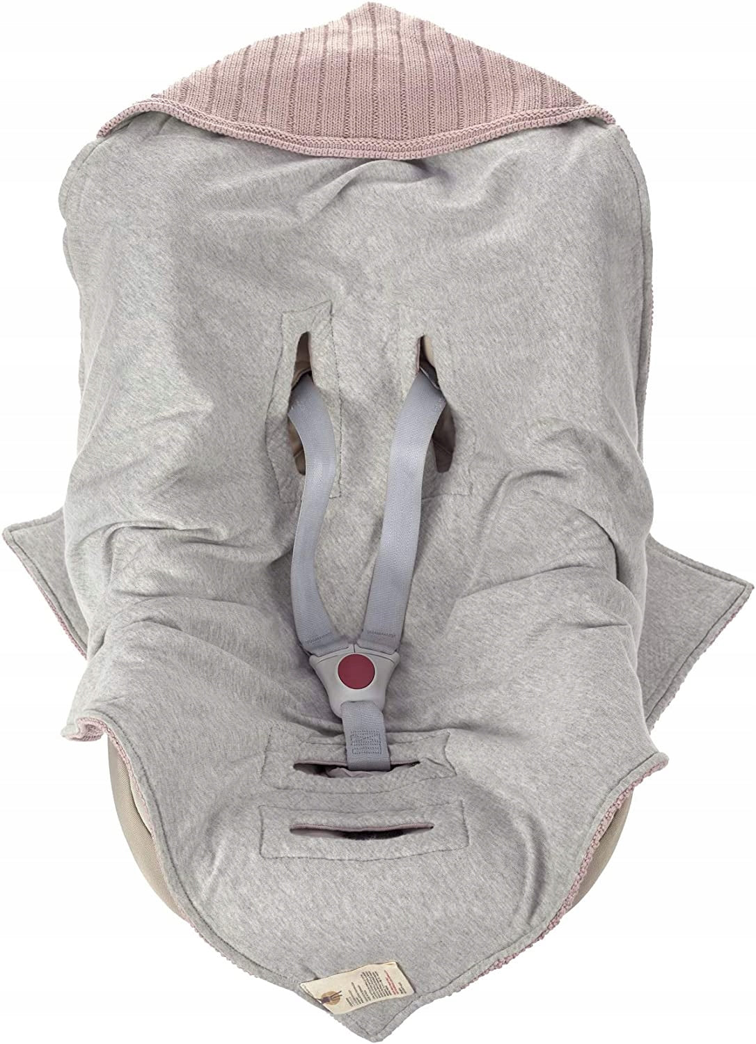 LÄSSIG Fußsack für Babyschale Decke GOTS