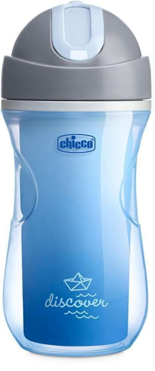CHICCO Sport Cup kubek niekapek ze słomką 266 ml 14 m+