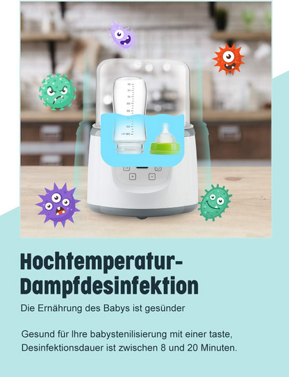 FUTURE FOUNDER 6 az 1-ben cumisüveg-melegítő és sterilizáló