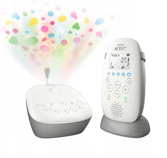 PHILIPS AVENT SCD733/26 niania elektroniczna + projektor