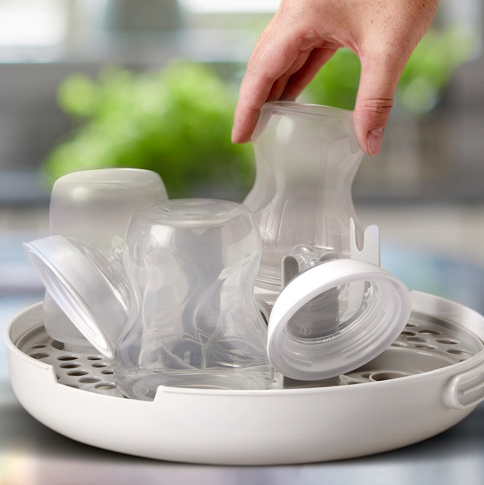 TOMMEE TIPPEE sterylizator mikrofalowy + smoczek