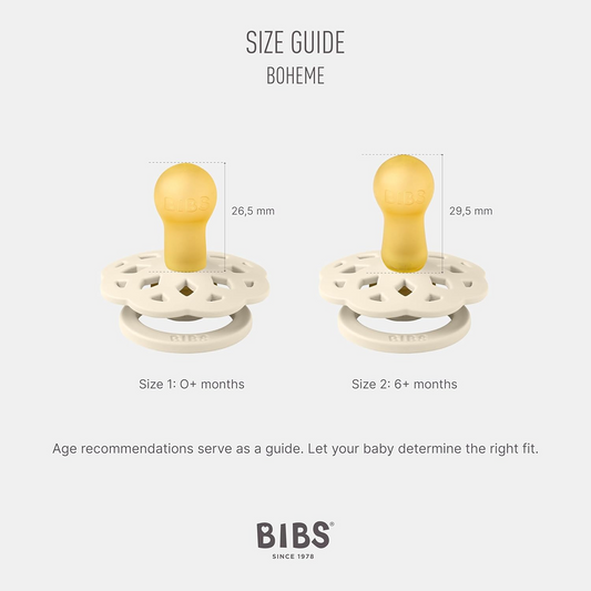 BIBS BOHEME Schnuller 2er-Pack 0-6 Monate
