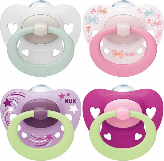 NUK SIGNATURE Day&Night Schnuller x4 0-6 Monate