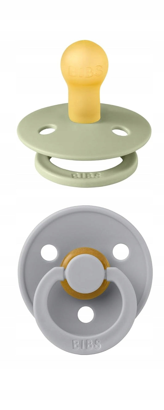 BIBS COLOUR Schnuller 2er-Pack Naturkautschuk 0-6 Monate