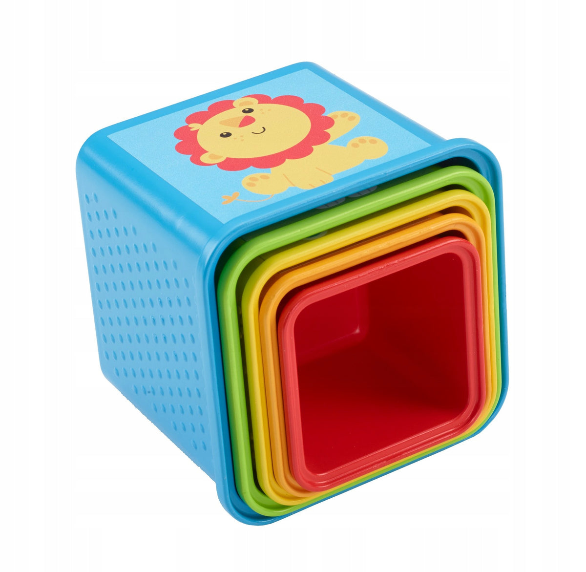 FISHER-PRICE piramidă de stivuire cu animale 5 piese 6m+